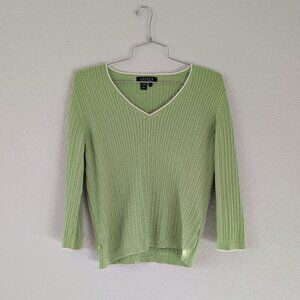 Ralph Lauren Women's Green Jumper
